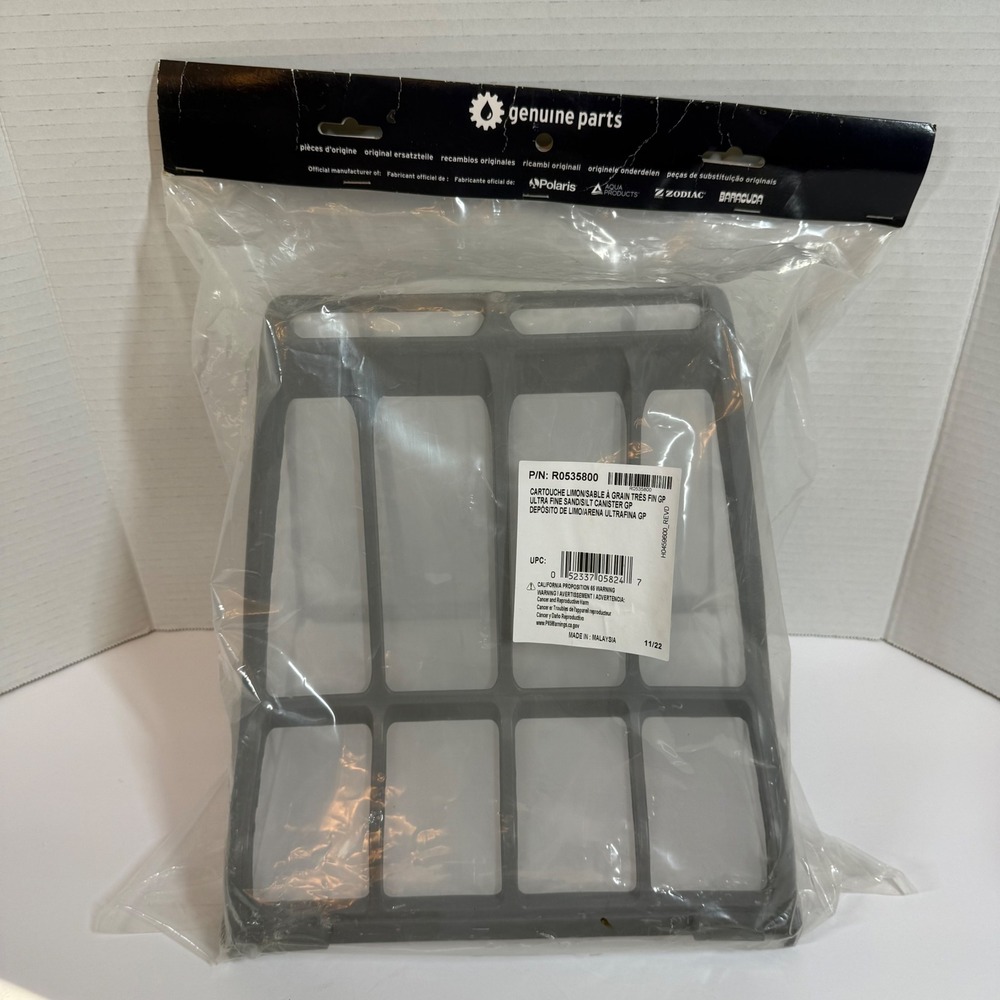 Genuine Polaris R0535800 Ultra Fine Sand Silt Filter Canister 9300 9450 9550 OEM